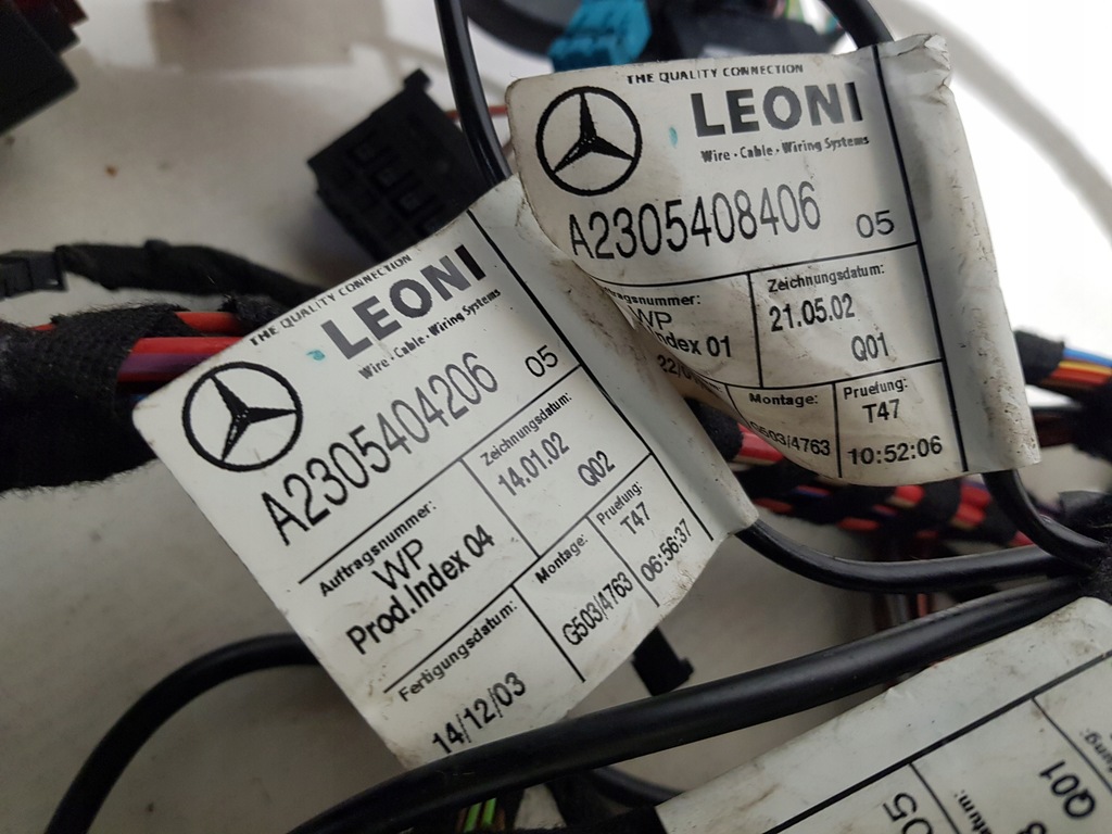 BATTERIEMODUL STAMMKABELBAUM MERCEDES SL R230 W230 2305400945 Product image