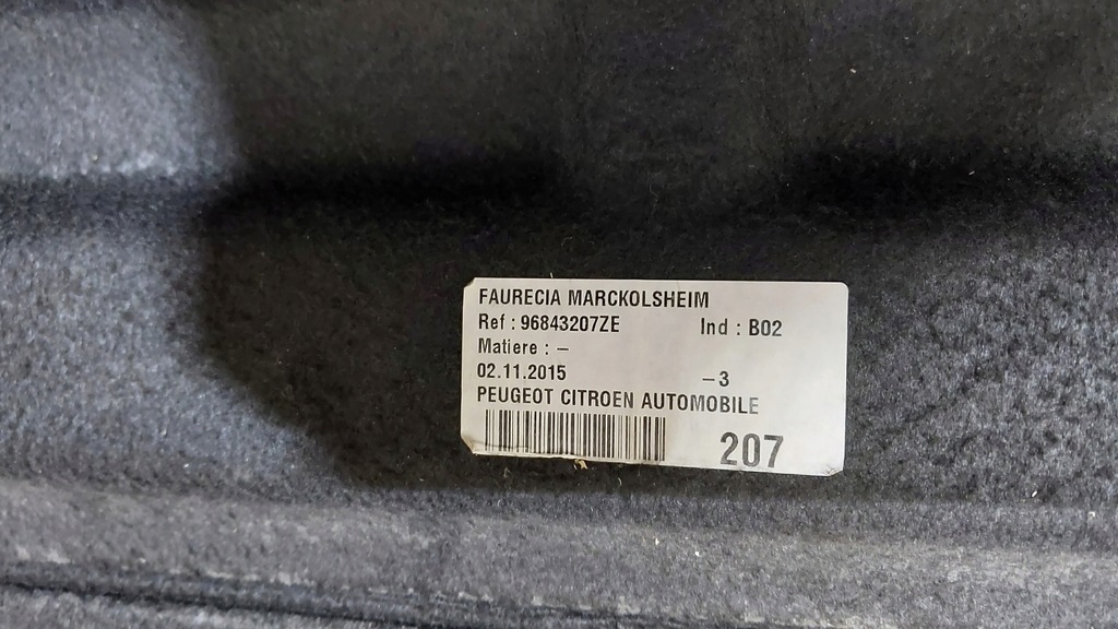 Peugeot 3008 I Lift Reger Ship Leave 2009-2016 Product image