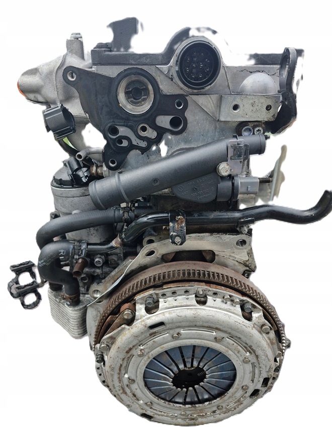 VW PASSAT B6 MOTOR 2.0 TDI BKP Riemenscheibenmotor + Einspritzdüsen Product image