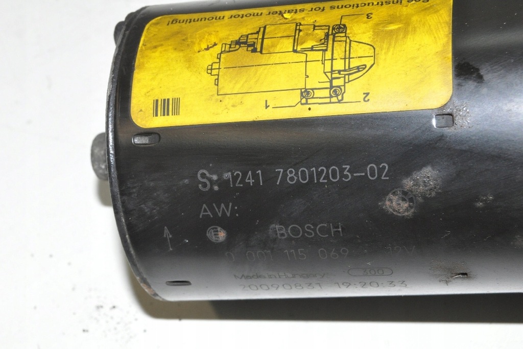 BMW 3 E92 320d 2009 RHD Motorstarter Product image