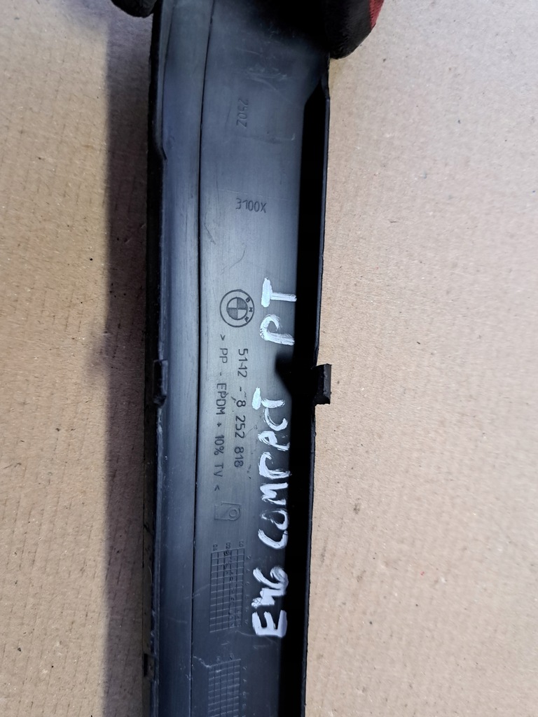 STOßSTANGE LEISTE HINTEN RECHTS 8252816 BMW E46 KOMPAKT Product image