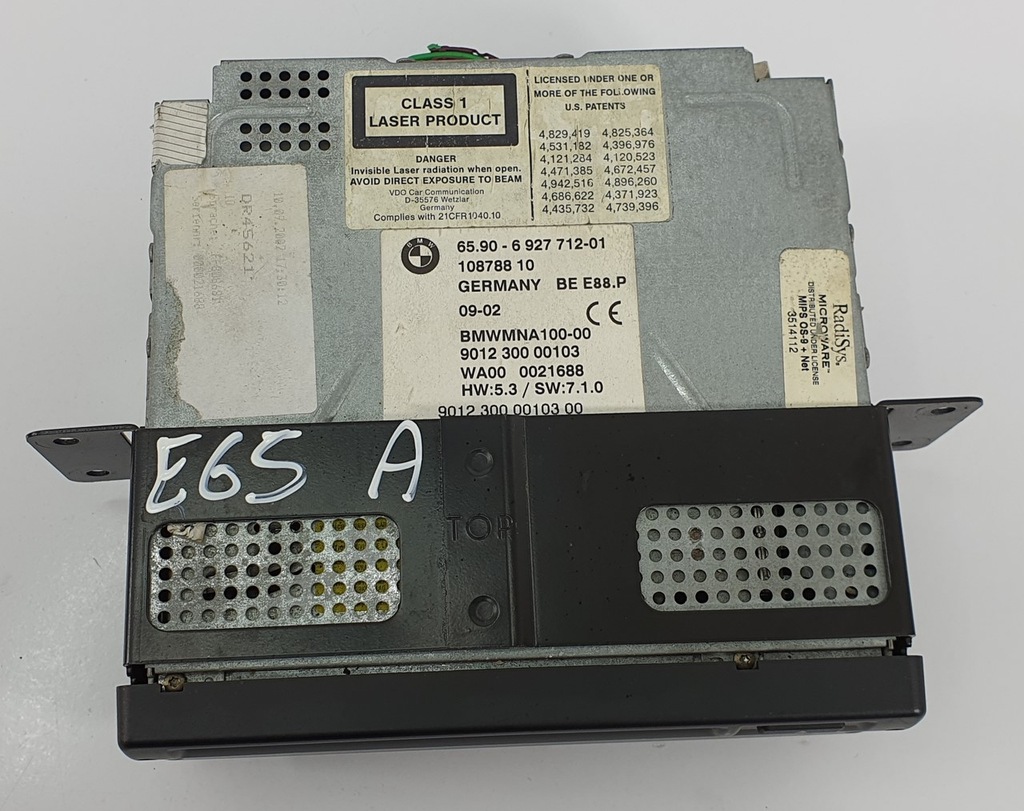 BMW 7 E65 6927712 NAVIGATIONSLESER Product image