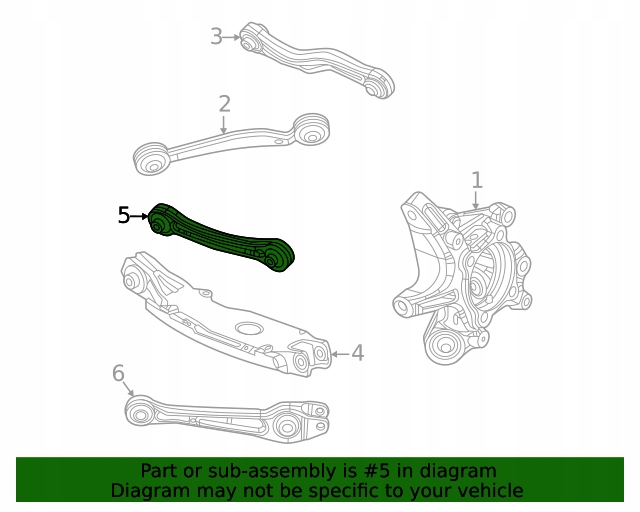 JEEP GRAND CHEROKEE WL 2021 – HINTERER QUERLENKER LINKS RECHTS 68401957AC Product image