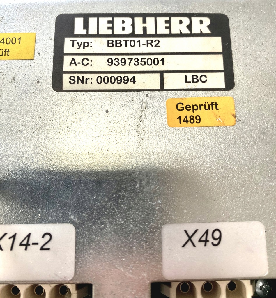 Tastatur LIEBHERR BBT01-R2 939735001 Product image