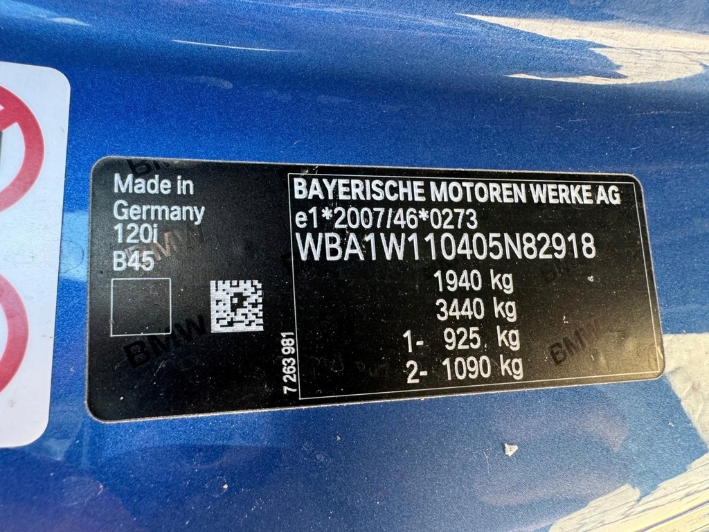 BMW 1 F21 LCI 120i 2.0 B B48B20A F20 F30 F31 Firma Computer 9894912 Product image