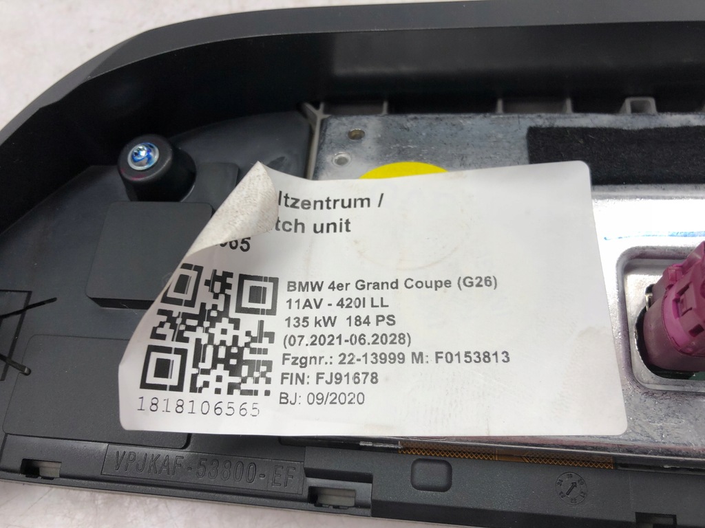 BMW 3 G20 G21 ZENTRALER MONITORBILDSCHIRM 7927753 Product image