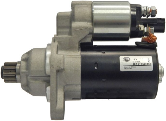Anlasser HELLA 8EA 012 527-551 Audi Seat Skoda Volkswagen 12 V 2 Löcher Product image