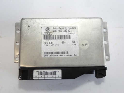 AUDI A8 D2 99-03 ABS ESP-CONTROLLER 4D0907389C