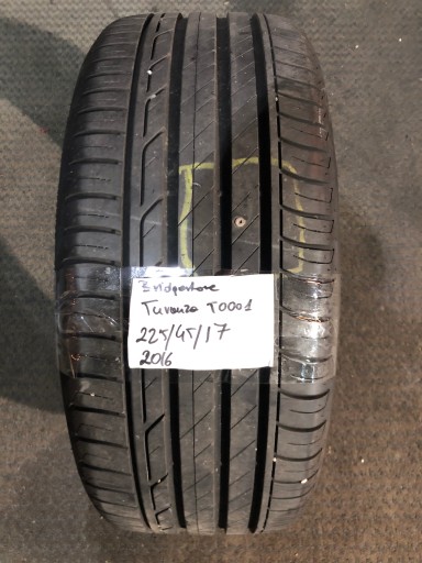 BRIDGESTONE TURANZA T001 225/45R17 2016 7,5 MM