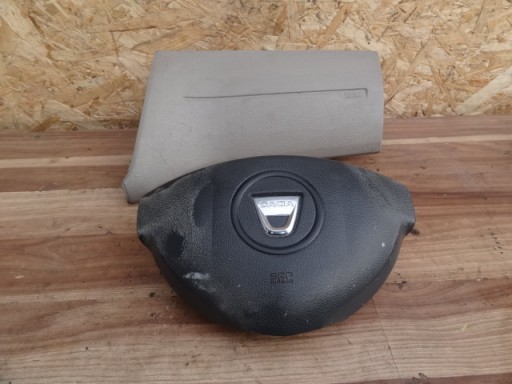 DACIA LODGY 2013 AIRBAG KISSEN SET ORIGINAL
