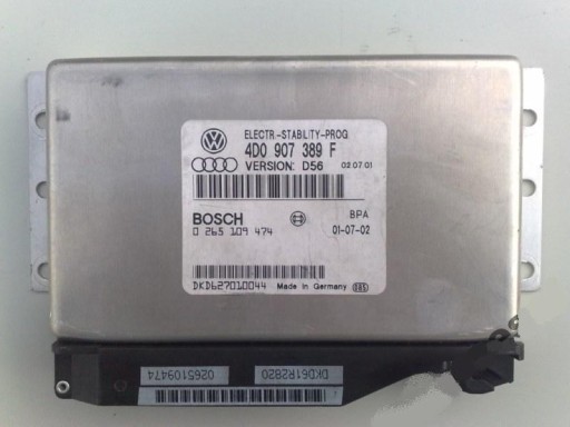 AUDI A8 D2 STEUERUNG ABS ESP MODUL 4D0907389F