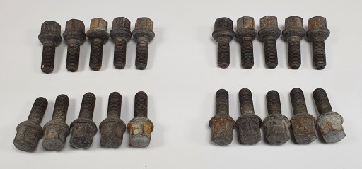 RADSCHRAUBEN, FELGENSTEHEN, MERCEDES W126, 20 ST
