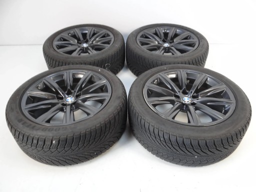 4 x BMW 5 G30 G31 FELGEN 6874440 8Jx18 IS30 mit Goodyear-Reifen