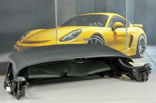 Porsche 986 Boxster Dachcabriolet, komplett, schwarz