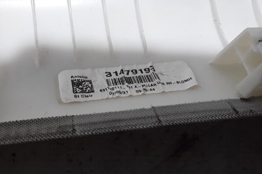Vorderrechte Volvo -Säulenabdeckung 31479193 2.0L Benzin 2022