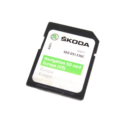 KARTENKARTE FÜR NAVIGATION SKODA OCTAVIA III 12-16 5E0051236C