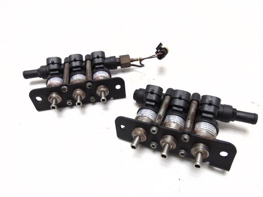 INJEKTOREN INJEKTORSCHIENE LPG CNG HANA H2001 1,3 Ohm SET V6