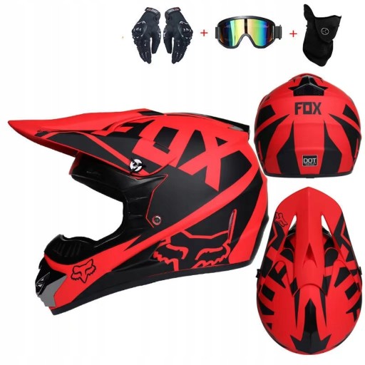 REDBULL OFF-ROAD ENDURO MOTO MOTORRADHELM