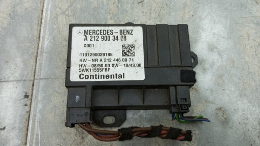 MERCEDES C-KLASSE W204 PUMPENSTEUERMODUL KRAFTSTOFFPUMPE A2129003408