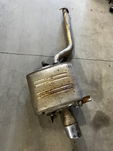 AUSPUFFROHR SCHALLDÄMPFER ENDE AUSPUFF BMW 5 E60 E61 N47 520d