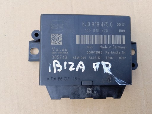 IBIZA IV POLO FABIA PARKTONIK PDC-MODUL 6J0919475C