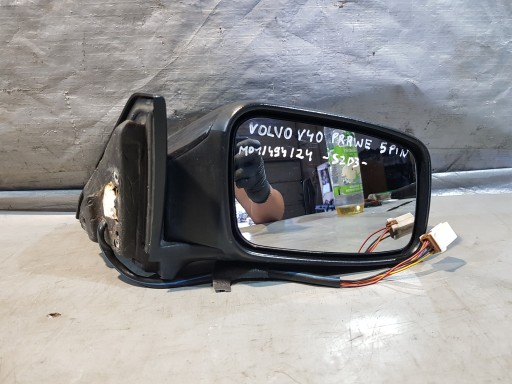 LUSTERKO ZEWNĘTRZNE PRAWE 0117373 5PIN VOLVO V40