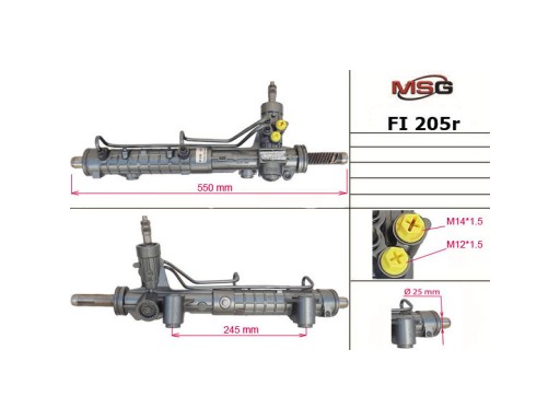 Zahnstange und Ritzel Fiat Doblo 00-09