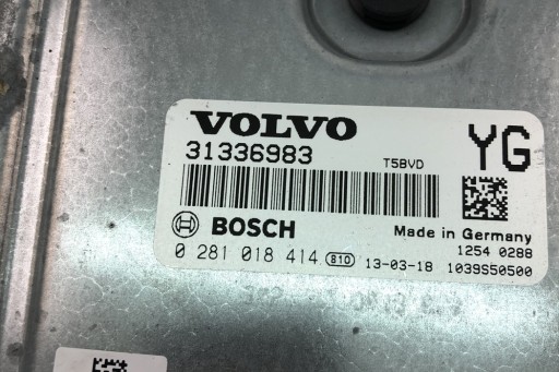 ECU Volvo S60 II 31336983 2013 Motorregeleinheit