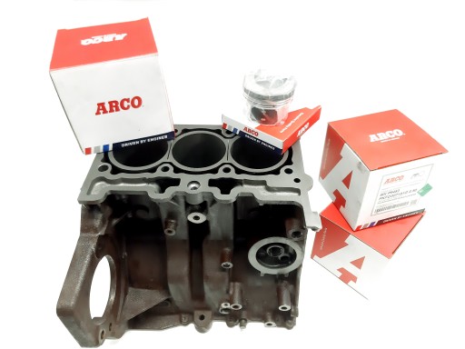 Ford Focus MK3 1.0 Ecoboost M1DA Motorblock 0,50 Neue Kolben