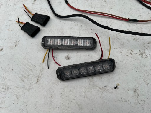LED-Verkehrswarnleuchten Orange blinkend HELLA 2XD 012.160