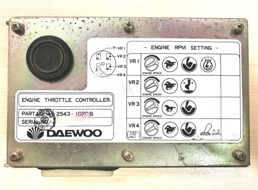 DAEWOO DOOSAN 2543-1020B Drosselklappensteuerung