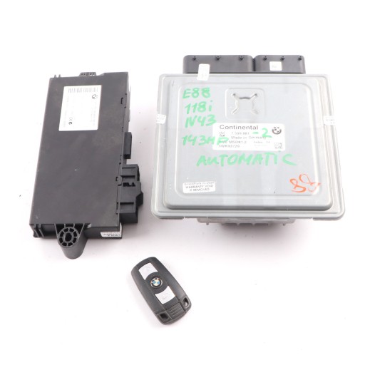 BMW E87 LCI E90 Motorcontroller + Automatischer Schlüssel CAS3 7599881
