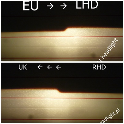 Rework Scheinwerferanpassung GB UK USA EU