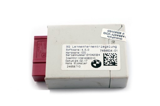 BMW X1 F48 Sitzsteuermodul 7464634