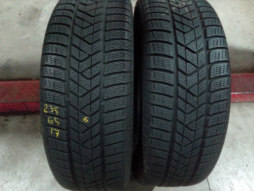 2 STÜCK. 235/65R17 PIRELLI SCORPION WINTER 6MM!! 2022R.