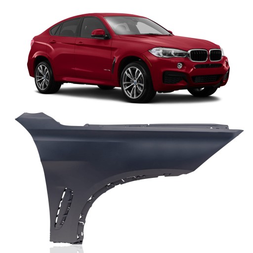 BMW X6 F16 2014-2019 Front Fender Right 51657418956