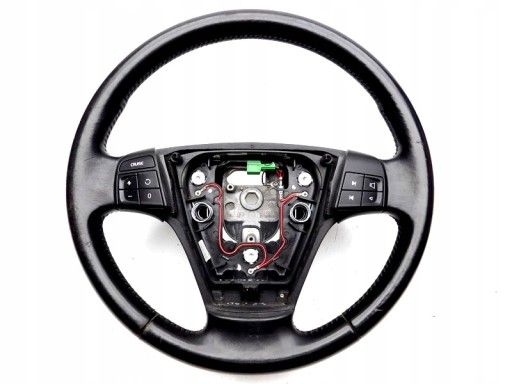 09/23 VOLVO C30 S40 V50 FL LEDERLENKRAD LEDER MULTIFUNKTION