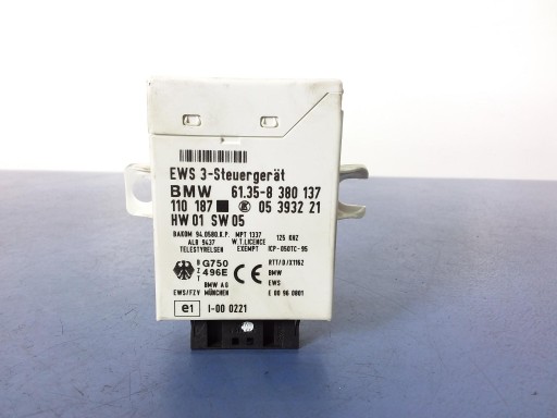 BMW 5 E39 CONTROLLER HAKENMODUL 8380137