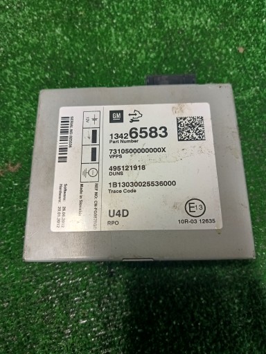 OPEL ZAFIRA C PDC-CONTROLLER-MODUL 13426583