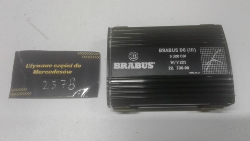 LEISTUNGSSTEIGERUNGSMODUL BRABUS D6 W 221 NR. 222-736-00