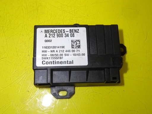 KRAFTSTOFFPUMPENSTEUERMODUL MERCEDES W204 W212 W218 A2129003408 NR443