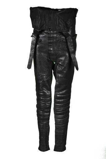 HERREN-MOTORRAD-LEDERHOSE CHOPPER-LEDER S M