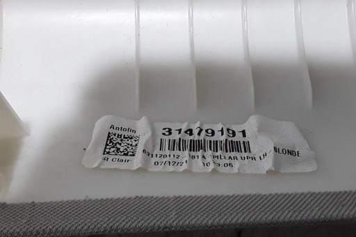 Links linke Säulenabdeckung Volvo 31479191 2.0L Benzin 2022