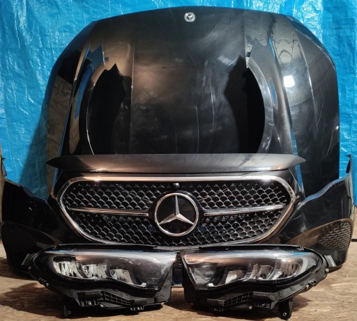 Mercedes W214 E Klasse Front Komplette Stoßfänger Maskenlampengürtel