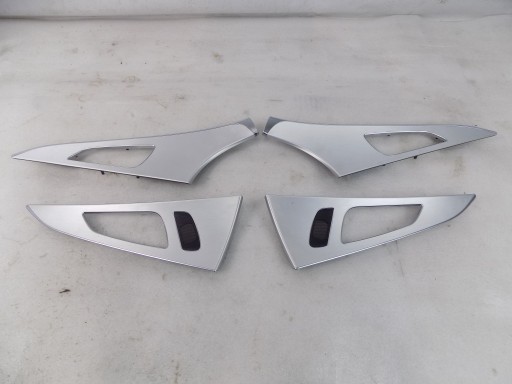 AUDI A6 C7 4G TÜRDEKOR-SET SILBER