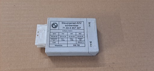 BMW E90 E91 E92 E93 HAKEN-CONTROLLER-MODUL 71606857227