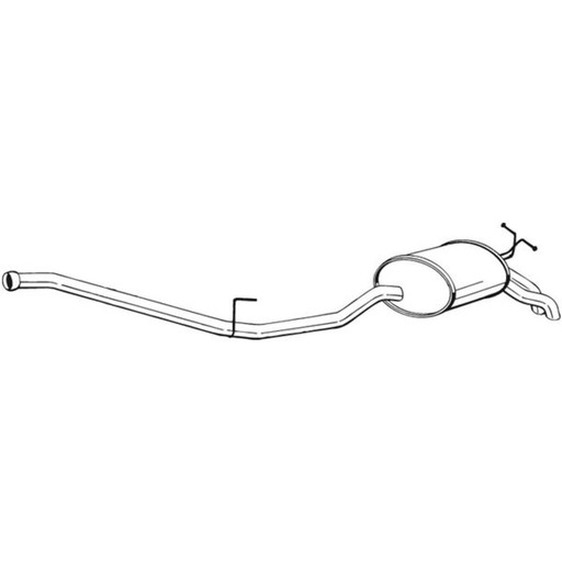 ENDSCHALLDÄMPFER MERCEDES E W210 98-02 E
